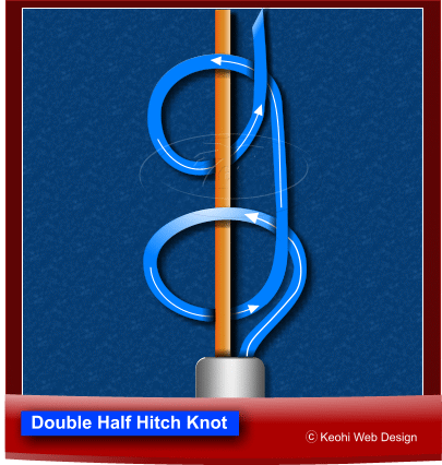 Double half hitch diagram